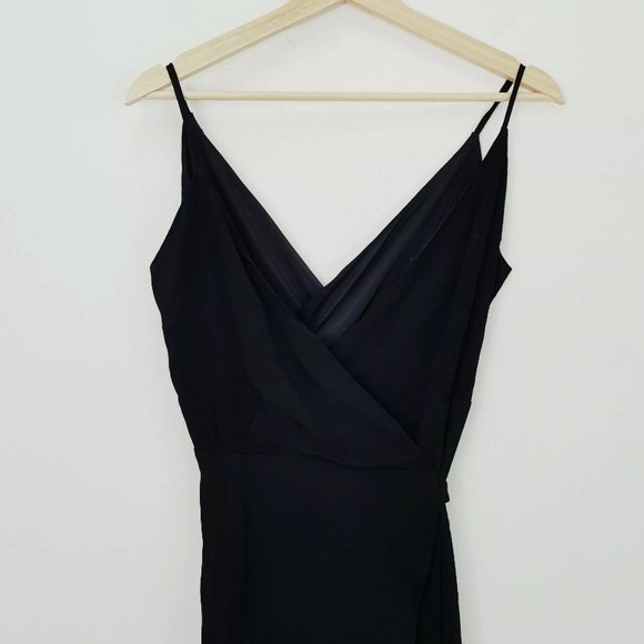 KOOKAI Womens Size 34 or 6 / US 2 Black Huntington Wrap Dress - Picture 7 of 12